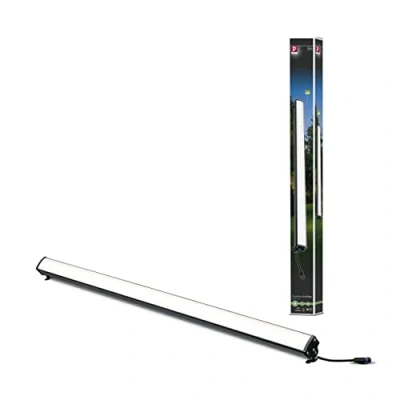 Obrázek Paulmann 93922 Plug &amp; Shine LED Venkovní světlo osvětlení pro montáž podlahy IP67 8W 24V 115 terasy 3000 K, 5. 8 x 85. 6 cm, antracitová barva
