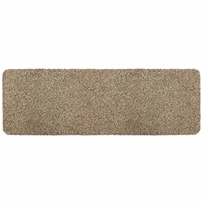 Obrázek JVL Tanami Fußmatte, zweifarbig, Baumwolle/Polyester/Gummi/Polyvinylchlorid/Polypropylen, beige, 50 x 150 cm (Rectangular)