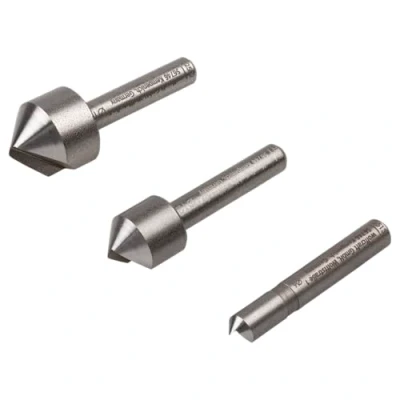 Obrázek wolfcraft Sada záhlubníků WS 3dílná, kulatý dřík I 2504000 pro šrouby se zápustnou hlavou Ø 3 8 mm
