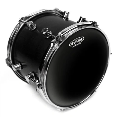 Obrázek Evans TT06CHR Black Chrome Tom kožešina (6 palců)