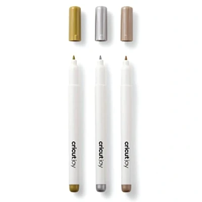 Obrázek Cricut Joy Permanent Markers Gold, Silver, Copper Medium Point 1,0 mm 3 balení Pro použití, 2010010, Multi