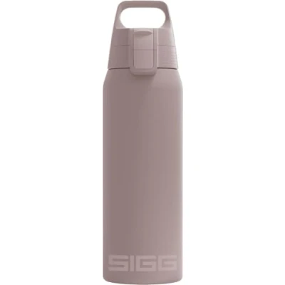 Obrázek SIGG Izolovaná láhev na pití Termoska Shield Therm One Dusk sycené nápoje zabezpečená proti vytečení vhodná do myčky nádobí bez BPA 90% recyklovaná ušlechtilá ocel teplá šedá 0,75 l