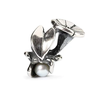 Obrázek Trollbeads Dámský korálek 925 sterlingové stříbro bílý TAGBE 00035, stříbro, žádný drahokam