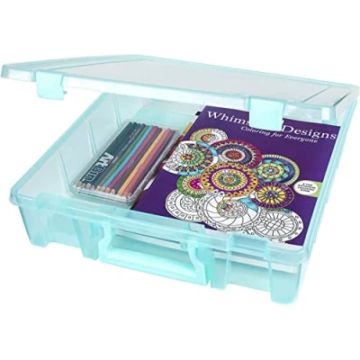 Obrázek ArtBin 6955AA Super Satchel Einzelfach, 38,7 x 35,6 8,9 cm, Aqua Mist, sonstiges, Mehrfarbig, 10.81 37.56 39.46 cm