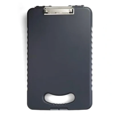 Obrázek Officemate Upínací prkénko s odkládací přihrádkou na tablet, antracit, 83314, A4 Size