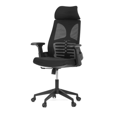Obrázek Židle kancelářská, černá MESH, plastový kříž KA S247 BK