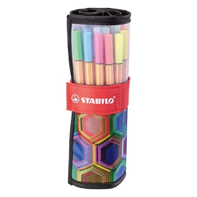 Obrázek Fineliner STABILO point 88 ARTY 25dílná sada válečků s 25 různými barvami