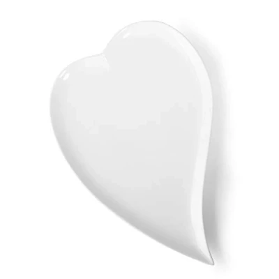 Obrázek Holst Porzellan HP 036 talíř na srdce / deska moderní 36 cm bílá, x 24 2