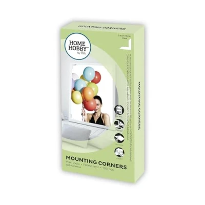Obrázek HomeHobby by 3L 01733 Mounting Corners, Plastik, Clear, Einheitsgröße
