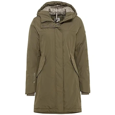 Obrázek camel active Dámský dlouhý Texxactive Kabát Coat, Zelená