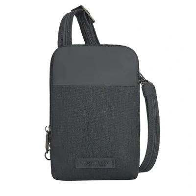 Obrázek Travelon Unisex Erwachsene Anti Theft Metro Stadium Mini Crossbody Umhängetasche, Grau meliert