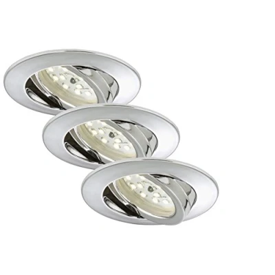 Obrázek Briloner Svítidla LED vestavné svítidlo, bodové světlo, zářič a světlo 230 V Spots, stropní zářič, lampy do obývacího pokoje, vestavná