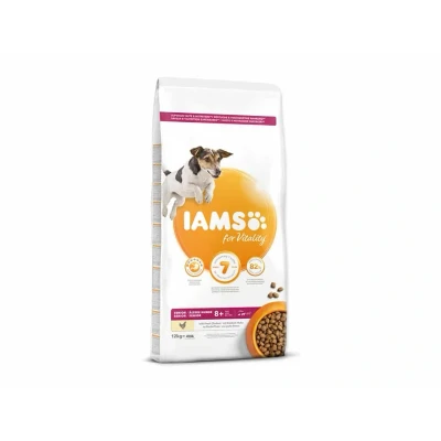 Obrázek IAMS for Vitality Dog Senior Small &amp; Medium Chicken 12kg