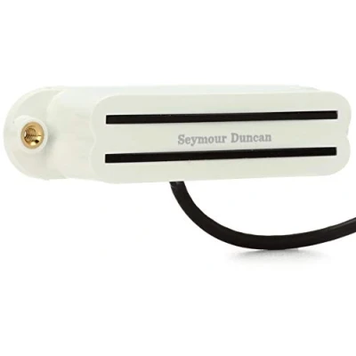 Obrázek Seymour Duncan SHR 1N W Humbucker Single Size Hot Rails Strat Pickup pro elektrickou kytaru bílý