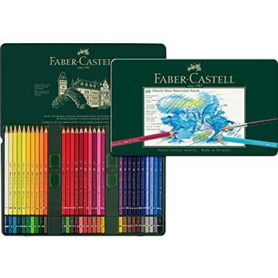 Obrázek FABER CASTELL 117560 akvarelová tužka Albrecht Dürer, 60 ks plechové pouzdro