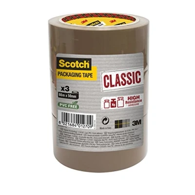 Obrázek Scotch balení lepicí pásky 66 m x 50 mm, avana