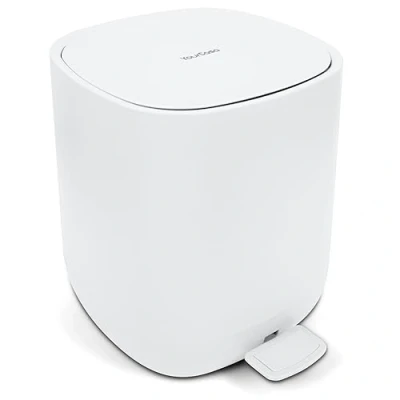 Obrázek YourCasa odpadkový koš koupelna [5 l] elegantní design koupelnový kosmetický malý s víkem a měkkým dovíráním WC vyjímatelný vnitřní