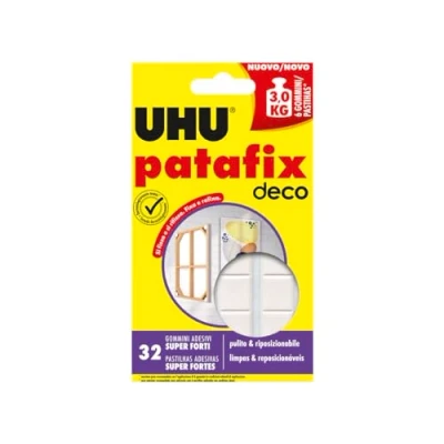 Obrázek Uhu Patafix Deco, 32 Stück Super starke Klebepads, weiß