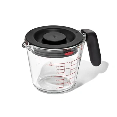 Obrázek OXO Measuring cup with glass lid, 500 ml