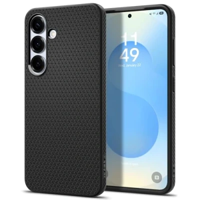 Obrázek Spigen Liquid Air TPU Back Cover Černý Samsung Galaxy S25