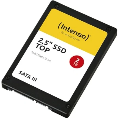 Obrázek Intenso Interní 2,5&quot; SSD SATA III Top, 2 TB, 550 MB/sekund, černý
