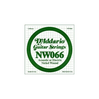 Obrázek D&#039;Addario NW066 Niklový struna pro kytary 0,17 cm (0,066 palců)