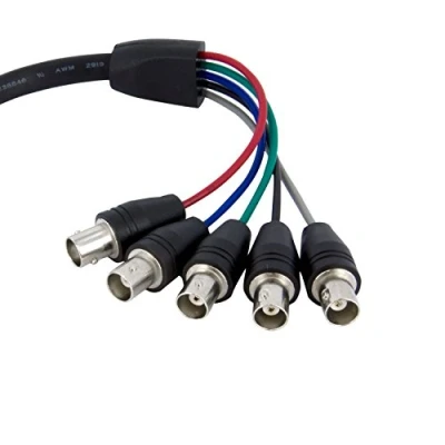 Obrázek StarTech.com 30 cm VGA HD 15 na 5 x BNC RGBHV kabel monitoru St/Bu