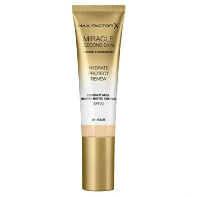 Obrázek Max Factor Miracle Second Skin Foundation LSF 20 barva 01 Fair, 30 ml