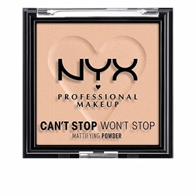 Obrázek NYX Professional Makeup Can&#039;t Stop Won&#039;t Mattifying Powder, Matte Finish, barevný odstín: Light Medium