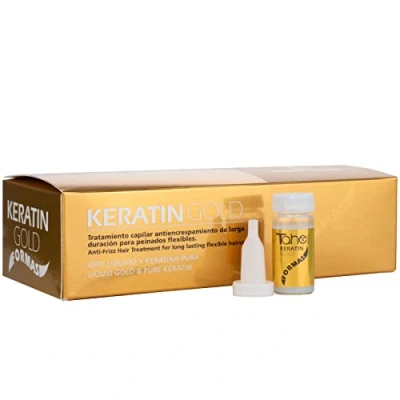 Obrázek Tahe Botanic Keratin Gold Bildet Kapillarbehandlung 10 Ampullen, 100 ml
