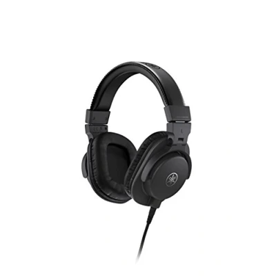 Obrázek Yamaha Studiová sluchátka HPH MT5 skládací na monitor s 3m kabelem a standardní stereo zástrčkou 6,3 mm černá