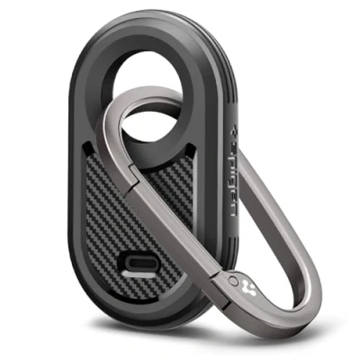 Obrázek Spigen Rugged Armor pouzdro kompatibilní se Samsung Galaxy SmartTag 2 (1 kus) matná černá