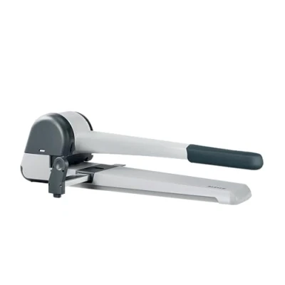 Obrázek Leitz Super děrovačka z kovu, extra velká do kanceláře, na 250 listů, kolejnice s údaji o formátu, ergonomický design, černý, 51820084