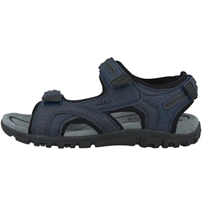 Obrázek Geox Strada Chodecké sandály, Muži, Velikost: 40, Navy/dark grey boty