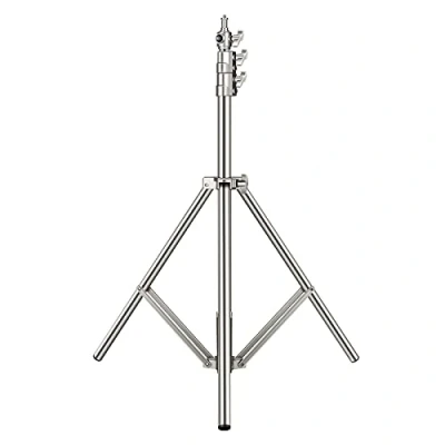 Obrázek NEEWER 79&quot;/2m světelný stativ z ušlechtilé oceli, vysoce výkonný fotografický s univerzálním šroubovacím adaptérem 1/4&quot; až 3/8&quot; pro blesk, LED videosvětla, kroužková světla, jednotlivé softboxy
