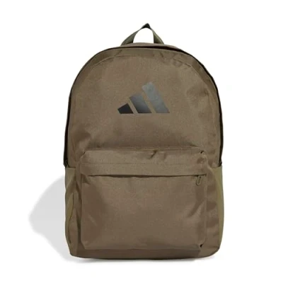 Obrázek adidas Unisex Classic 3BARS Backpack, Olive strata/Black, One Size