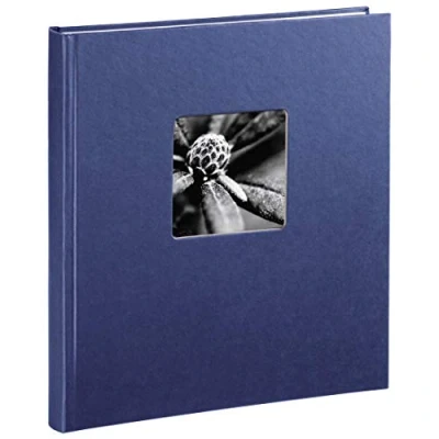 Obrázek Hama Fotoalbum &quot;Fine Art&quot; 29 x 32 cm, 50 stran (25 listů), s výřezem pro zasunutí obrázku, modré