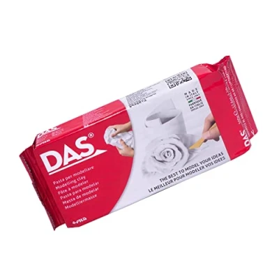 Obrázek DAS 3870 00 na vzduchu tvrdnoucí modelovací hmota, 500 g, bílá
