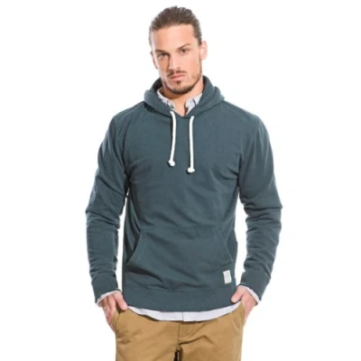 Obrázek SPRINGFIELD Herren Reconsider GG12 Color Block Round Neck Sweater with Ribbed Cuffs and Hem Polo Pullover, Green, XL