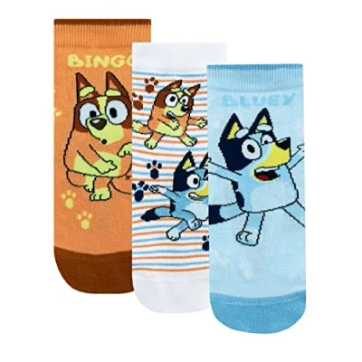 Obrázek BlueY ponožky 3 balení unisex dětské pro chlapce nebo dívky, vícebarevné