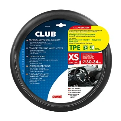 Obrázek Lampa 32982 Lenkradbezug TPE Club, Schwarz/Schwarz, 30 34 cm