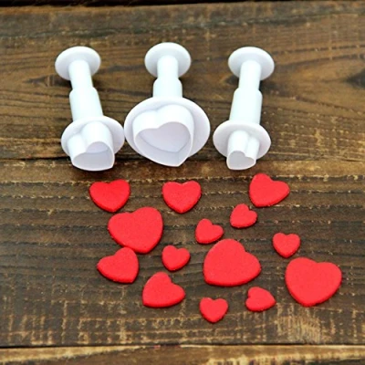 Obrázek XXG Love herz Eckig Rund Kreis Kuchen Biscuit Cookies Form Cutter Plunger Fondant Sugarcraft Icing Dekorieren