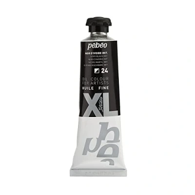 Obrázek PEBEO 937024 Feines 37 ML XL Öl, Titan, Schwarz Elfenbein Imitation, Milliliters, Milliliter