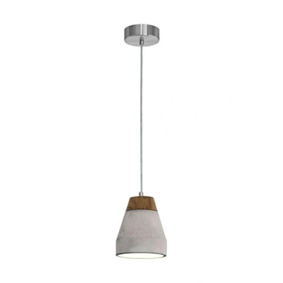 Obrázek EGLO závěsné svítidlo Tarega, s 1 žárovkou, lampa do jídelny se stínidlem ze dřeva a betonu, objímka E27, Ø 150 mm