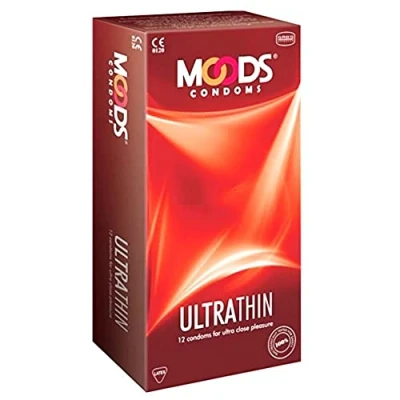 Obrázek MOODS Ultra Thin Condoms 12 kondomů pro příjemný pocit