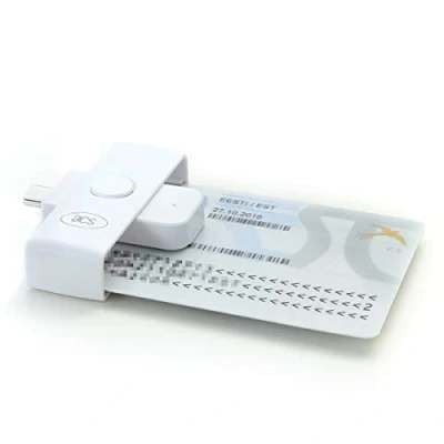Obrázek ACS ACR39U NF II USB C PocketMate čtečka karet eID Smart Card Compact Type bílá