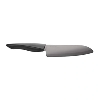 Obrázek Kyocera Keramický nůž Santoku SHIN Z212 čepel: 16 cm je 2x tak ostrá jako jiné nože ergonomická rukojeť extrémně ostrý kuchyňský profesionální kuchařský