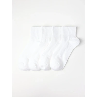 Obrázek Lindex Basic Ankle 4 PACK Ponožky, Ženy, Velikost: 39 41, White