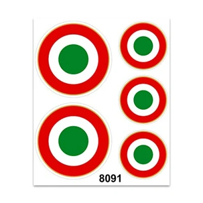 Obrázek 4R Quattroerre.it 8091 Aufkleber Kokarde Italien, 14 x 16 cm