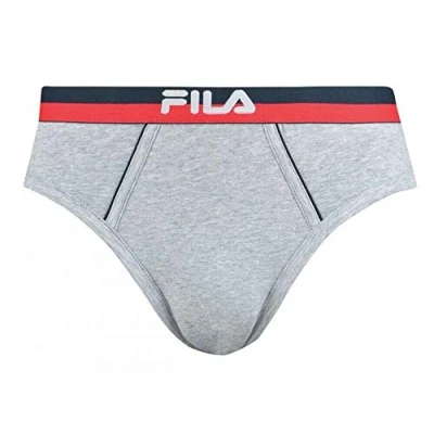 Obrázek FILA Pánské FU5019/2 slipy, šedé, S